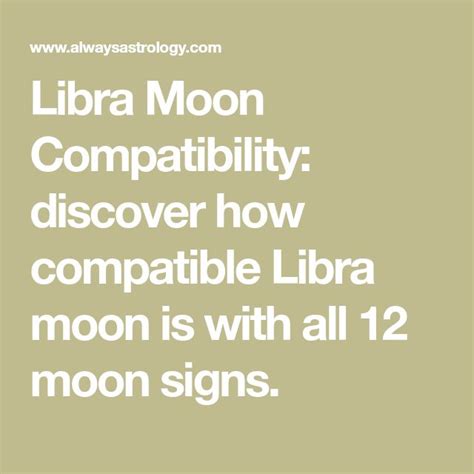 libra moon compatibility